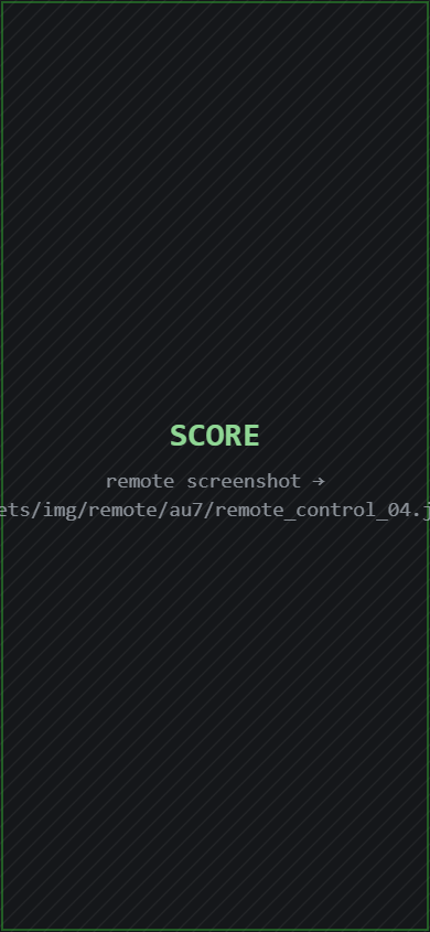 aussieBoard7 remote SCORE tab for the scorer