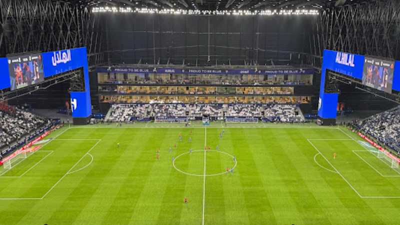 Kingdom Arena with LED scoreboard, Saudi Arabia